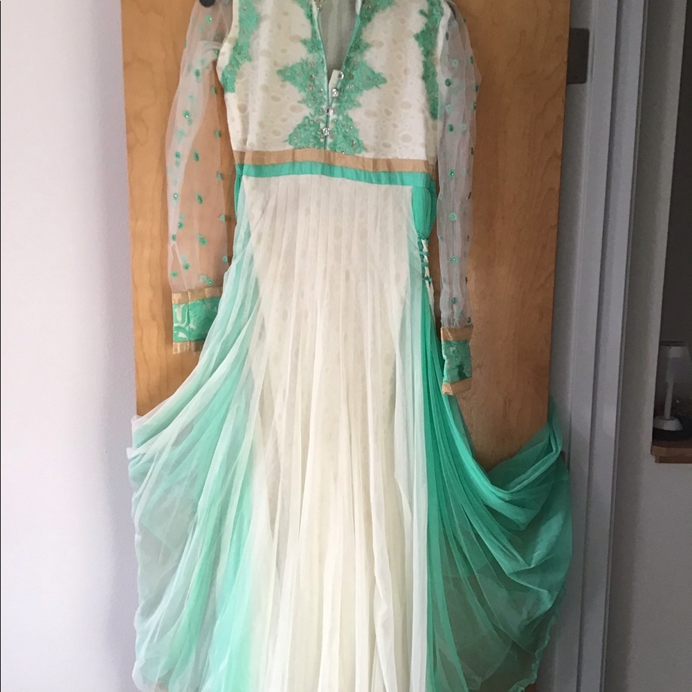 Anarkali party dress wedding Indian bridal party